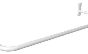 Cabideiro Suspenso Parede Arara Area De Serviço Closet 60cm Cor Branco