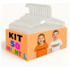 Cabide Infantil Acrilico Kit 50 Transparente Organizador Rodrigues Injet