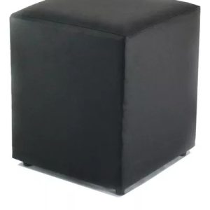Puff Banquinho Quadrado Decorativo Corino Reforçado Promoção