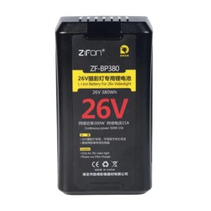 Bateria 26V ZF-BP380 Encaixe V-Mount