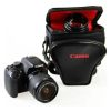 Bolsa Canon Triangulo Case Câmera T3 T4 T5 T6 T7 T5i T6i T7i Preto