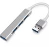 Hub extensor 3.0 Usb 4 portas aluminio high speed 5Gbps premium