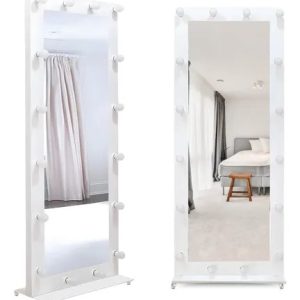 Espelho Camarim Com Base E Rodinhas Espelho De Corpo Inteiro