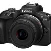 Câmera Canon Eos R100 4K 24.1mp Wi-fi/bluetooth Lente RF-S 18-45mm