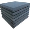 15 Placas Espuma Acústica Lisa 50x50x5cm Antichama 3,75m2 Cor Cinza-escuro
