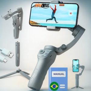 Gimbal Estabilizador Dobráveis Portátil Para Celular Compativel Iphone IOS Android Vertical Horizontal L7c M01 3 Eixos M