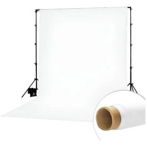 Fundo Infinito Fotográfico De Papel Branco 2 X 5 Metros