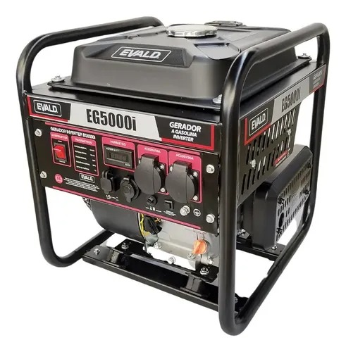 Gerador A Gasolina 4.5kva Inverter 220v Eg5000i Evald