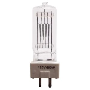 Lâmpada Bipino 650ws para fresnel base GY 9.5