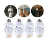Kit 4 Soquete Sensor De Presença Lâmpada Bocal E27 Bivolt