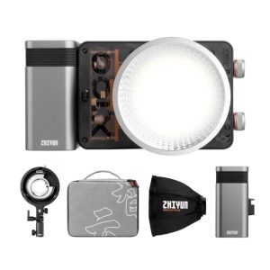 Painel Iluminador Led Zhiyun MOLUS X100 PRO Kit Combo