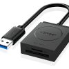 Leitor De Cartão Ugreen Usb 3.0 Para Sd + Tf