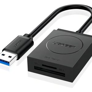 Leitor De Cartão Ugreen Usb 3.0 Para Sd + Tf