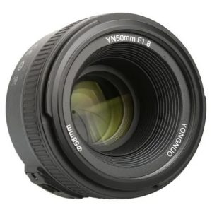 Yongnuo lente para cámara 50mm 50mm F/1.8 C/ motor de af