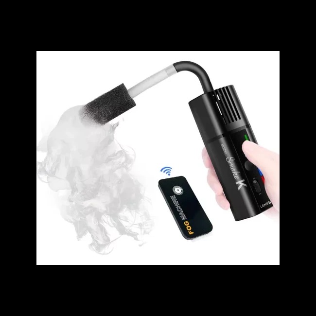 LENSGO Smoke K 30W Máquina De Neblina Fumaça De Gelo Seco Efeitos Fotográficos