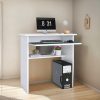 Escrivaninha Mesa Pc Para Estudio 75cm X 60cm Branco