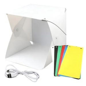 Mini Estúdio Box Cabine Fotográfico Profissional Led Fotos