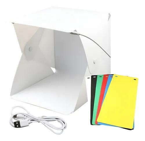 Mini Estúdio Box Cabine Fotográfico Profissional Led Fotos