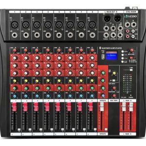Mesa De Som 8 Canais Bluetooth Usb Mixer Mp3 Playe Digital