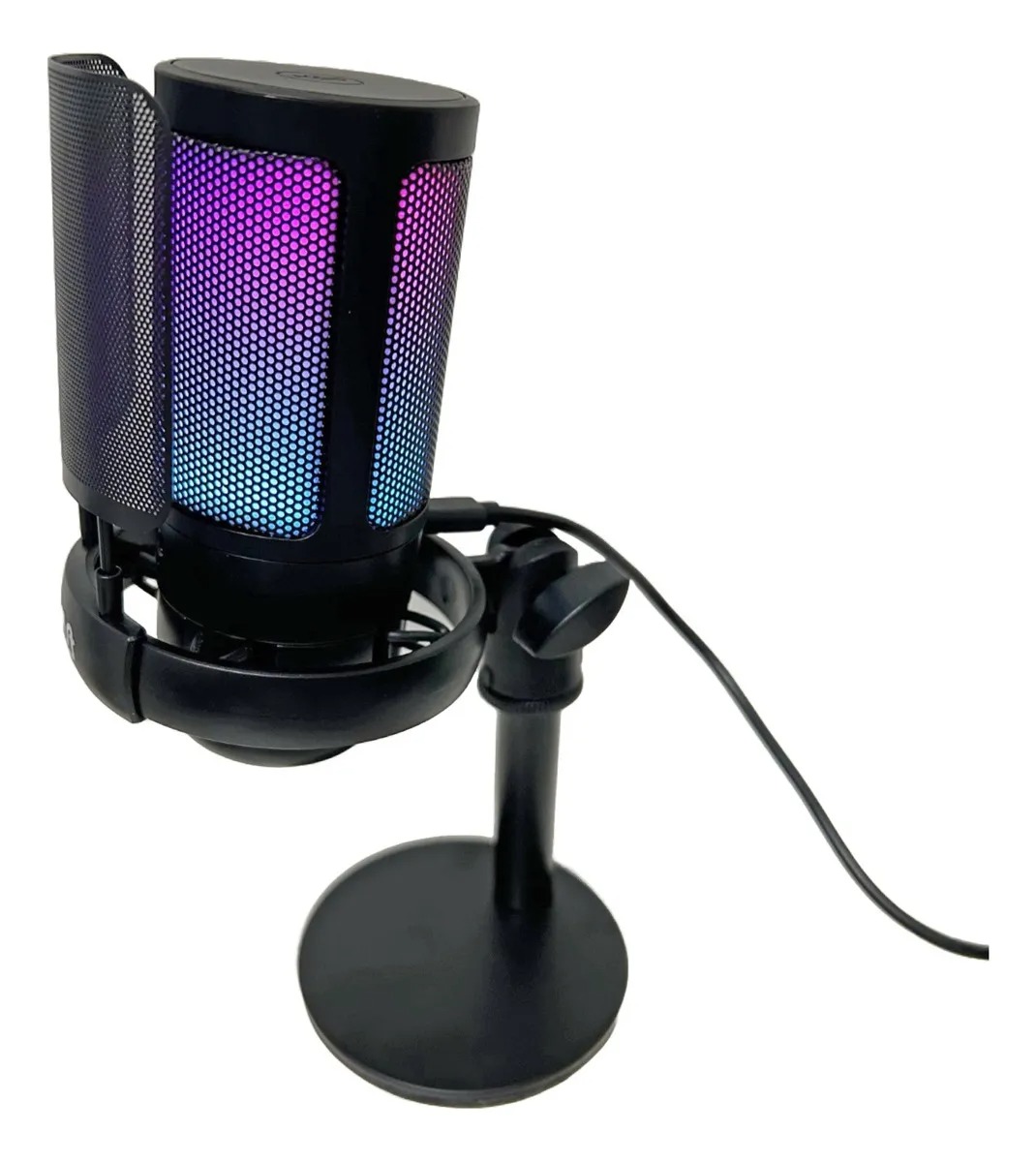 Microfone USB Condensador RGB Gamer – Cabos & Plugs