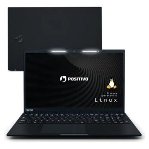 Notebook Positivo Vision R15 Lumina Bar, Amd Ryzen 7 16gb 512gb, Tela 15 Polegadas Full Hd Antirreflexo, Linux - Preto
