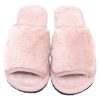 Pantufa Feminina Adulta Aberta Chinelo Macio Antiderrapante