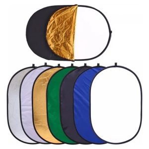 Rebatedor Refletor Oval Fotográfico E Difusor 7x1 150x200cm