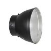 Refletor padrão flash mini 150 a 250ws prata saída 180mm