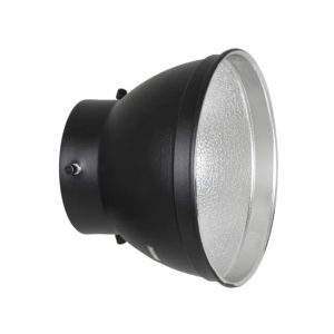 Refletor padrão flash mini 150 a 250ws prata saída 180mm