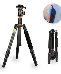 Tripé Profissional Hidráulico 2 Em 1 Monopé 1.6m Alumínio