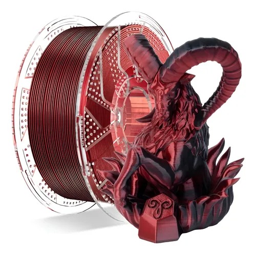 Filamento Pla Impressão 3d Seda Duas Cores 1kg Conjure