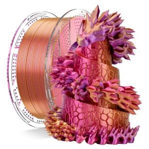 Filamento De Seda Pla Tricolor Impressão 3d 1kg Conjure