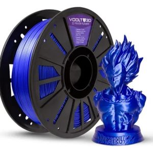 Filamento Pla Azul Safira V-silk Premium 1kg High Speed