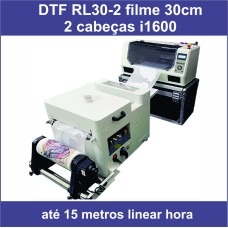 Impressora DTF W30 Industrial com 2 Cabeças i1600