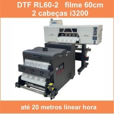 Impressora DTF W60 com 2 cabeças i3200