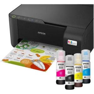 Impressora Ecotank Epson L3250 + Refil Tinta T544 (eps01) Cor Preta