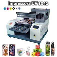 Impressora UV 3042 com 2 cabeças de Impressão