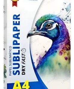 100 Folhas Papel Profissional Para Sublimação Live Sub Branco