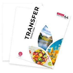 Papel Transfer Laser Rigido 100gr A4 - 100 Fls Cor Branco