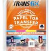 01 Papel Transfer Laser Top Transfer Transfix - 100 Folhas