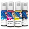 Kit Com 4 Cores De Tinta Sublimatica Inktec 4x100ml Black Cyan Magenta Yellow