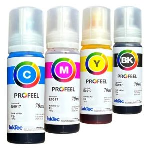 Tinta Ep Profeel E0017 Corantes L3250 L4260 L5190 4x70ml Tinta Cyan Magenta Yellow Black