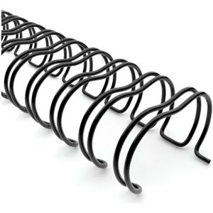 Wire-o Para Encadernação 2x1 A4 Preto 1 Poleg 200fls 40un