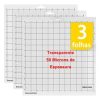 Kit Com 3 Bases De Corte Para Silhouette Cameo De 50 Micras Mecolour
