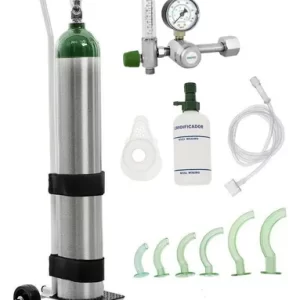 Carrinho P/ Transporte Com Cilindro Oxig. 5 Lt - Centercor
