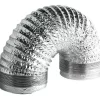 Duto Aluminizado Flexível 150mm 6 Pol Exaustor Coifa 2,5 Mts