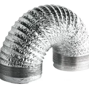 Duto Aluminizado Flexível 150mm 6 Pol Exaustor Coifa 2,5 Mts
