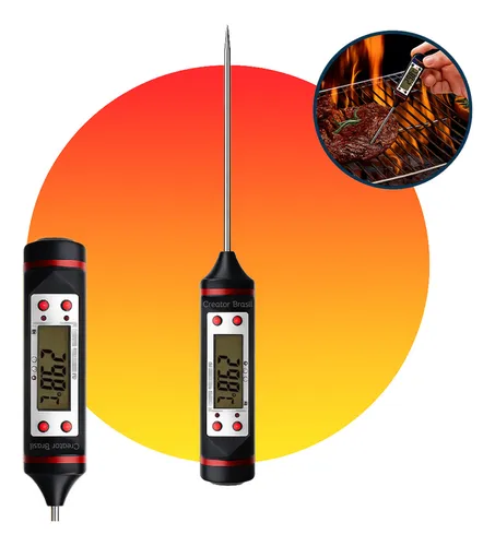 Termômetro Trad K-10-4 Culinário Digital Carnes Liquido Marca Creator Brasil