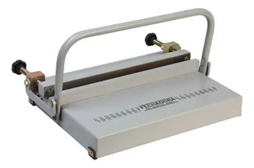 Fechadora De Wire-o Manual Universal Passo 2x1 E 3x1 350mm