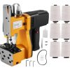 Kit Máquina Costura Saco Sacaria Portátil + 6 Linha E Agulha Cor Amarelo